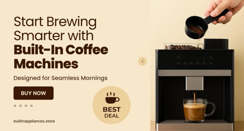 Start Brewing Smarter with Built-In Coffee Machines Designed for Seamless Mornings