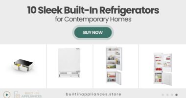 10 Built-In Refrigerators That Seamlessly Blend Into Modern Kitchens